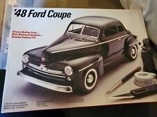 Vintage 1987 Testor 125 Scale 1948 Ford Coupe Model Kit Open Looks Complete