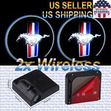 2xwireles Ghost Shadow Laser Projector Logo Led Light Courtesy Door Step Mustang