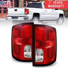 Led Tail Light Lamps For 2014 2015-2018 Chevy Silverado 1500 Incandescent Rear