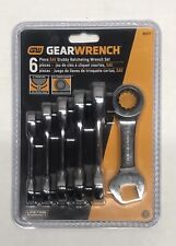 New Gearwrench 6-pc Sae Ratcheting Stubby Combination Wrench Set