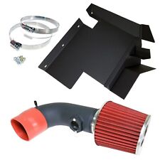 Coated Black For Bmw 128i 328i 2007-2011 3.0l 6cyl Heat Shield Cold Air Intake