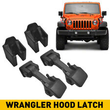 Front Locking Latch Catch Hood Hood Kit 2pcs Lock For Jeep Jk Wrangler 2007-2018