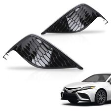 2x Front Bumper Fog Light Cover Lamp Frame Fit For Toyota Camry Se Xse 2021-2022