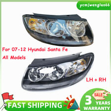 1 Pair For Hyundai Santa Fe 2007-2012 Headlights Headlamps Assembly Left Right