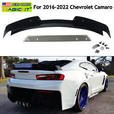 For Chevy Camaro Lt1 Rs 2016-22 Rear Spoiler Decklid Wickerbill Trunk Wing-2pcs