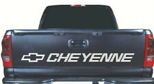 Fits Cheyenne Tailgate 52 X 4 White Vinyl Sticker Decal Chevy Obs 1500 Sierra