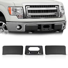 Front Bumper License Plate Bracket Guards Pads Cap For 2009-2014 Ford F150