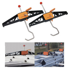 2 Pieces Safe Lockable Clamp Ladder Clamp Van Roof Rack Wide Safe Clamps W Key