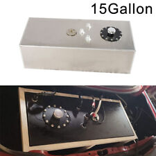 15 Gallon 60l Street Rod Fuel Cell Gas Tank W Cap Level Sender Aluminum Race