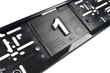 2 X Euro License Plate Frame Premium Holder Screws