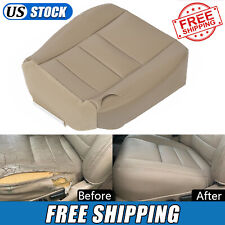 Driver Bottom Seat Cover Fit For 2002-2007 Ford F250 F350 Super Duty Lariat Tan