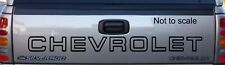 Chevrolet Tailgate Truck Lettering 1500 Silverado Sticker Vinyl Decal Chevy