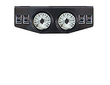 V Air Ride Suspension Dual Needle Air Gauges Double Panel Display 200psi