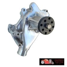 Small Block Chevy Polished Aluminum Long Water Pump High Flow Lwp 327 350 400
