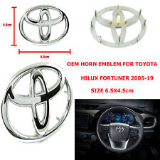 Steering Wheel Bagde Emblem For Toyota Hilux Fortuner 2005-19