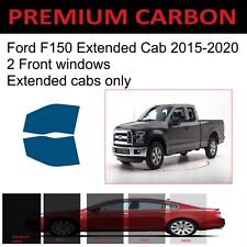 Premium Carbon Window Tint Fits Ford F150 2015-2020 Ex Cab Precut Window Tint 2f