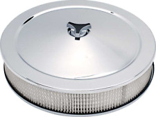 Deluxe Chrome Low Profile 14 X 3 Air Cleaner With Tri-star Nut 5-184-732