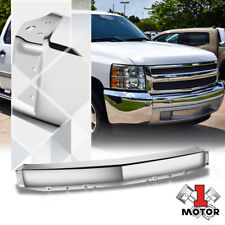 Chrome Front Bumper Steel Impart Center Face Bar For 07-13 Chevy Silverado 1500