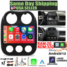For Jeep Patriot Compass Android 13 Car Radio Gps Nav Stereo Carplay Wifi