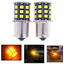 2pcs 1156 Ba15s 2835 33-smd Yellow Led Bulbs Car Turn Signal Lamp Brake Light-o