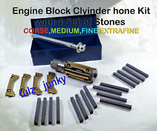 Motorcycle Atv Small Block Cylinder Hone Kit 34 Mm To 60 Mm 4 Sets Stones