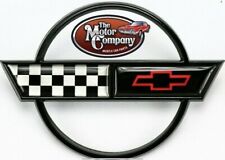 1991 - 1996 Corvette Fuel Gas Door Lid Emblem Cross Crossed Flags Badge C4 New
