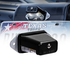 Black 12v Dc Surface-mount Dot Led License Plate Light For Trailer Utv Atv Truck