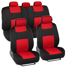 Car Seat Covers For Kia Soul 2 Tone Red Black W Split Bench