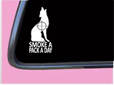 Coyote Smoke A Pack A Day Tp 631 8 Decal Sticker Hunting Call Decoy Howler Camo