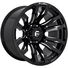 18x9 Fuel D673 Blitz Gloss Black Milled Wheel 5x5 1mm