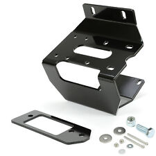 Black Front Bumper Winch Mount Plate Kit For 2016-2023 Honda Pioneer 10001000-5