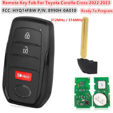 For Toyota Corolla Cross 2022 2023 Remote Smart Key Fob Hyq14fbw 8990h-0a010