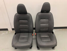 08-16 Volvo Xc70 Off Black Leather Front Seats W Heat And Power Lumbar