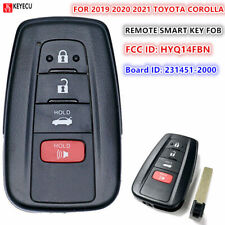 For 2019 2020 2021 Toyota Corolla Remote Smart Key Fob Hyq14fbn 8990h-02030
