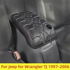 For 1997-2006 Jeep Wrangler Tj Center Console Armrest Cover Rubber Tire Tread Us