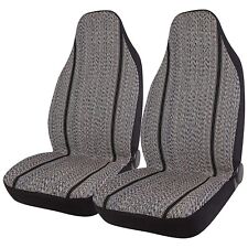 New Universal Saddle Mexican Blanket Front High Back Seat Covers Pair