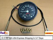 Speedometer Gauge Dash Cluster With Cable For All Jeeps- Mb Willys Cj M38 M38a