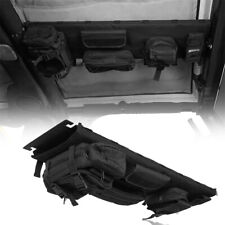 Hardtop Overhead Molle Panel Steel Wstorage Bags For 1997-2006 Jeep Wrangler Tj
