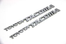 95-04 Toyota Tacoma Door Side Badge Logo Fender Chrome Set