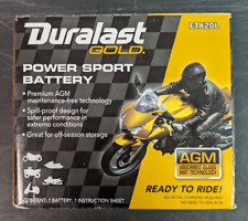 Duralast Gold Agm Etx20l Power Sports Battery Brand New