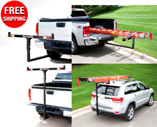 350lb Load Extender Truck Hitch Support Haul Ladder Lumber Rack Roof Tailgate