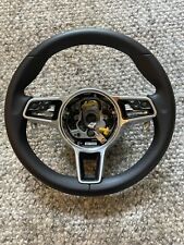 Porsche Oem Leather Steering Wheel Pdk 991 991.2 911 Carrera Cayman 997 Macan