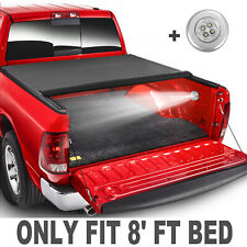 8ft Long Bed Truck Tonneau Cover For 2014-2018 Silverado Sierra 1500 Roll Up