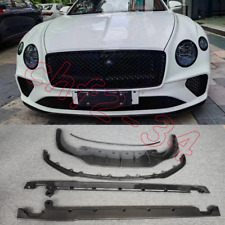 For Bentley Continental Gt W12 Real Carbon Fiber Body Kit Cover Trim 2018-2023