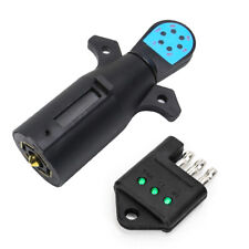 7 Way Blade Trailer Light Wiring Tester Hitch Led 4pin Plug Connector Adapter