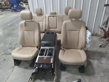 2015-2020 Ford F150 Lariat Tan Leather Frontrear Seats Wconsole Driver