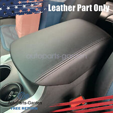 2011 2012 For Ford Explorer Leather Console Lid Armrest Cover Replacement Black