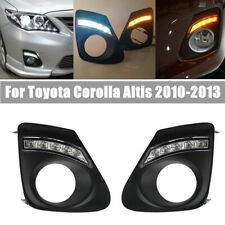 Led Daytime Running Light Drl Fog Lamp Signal For Toyota Corolla Altis 11-13