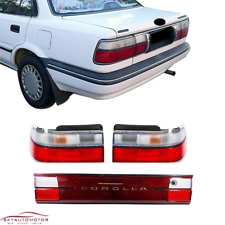 For 93-97 Toyota Corolla Ae100 Ae010 Tail Light Lamp Licese Board Jdm Set 3pcs