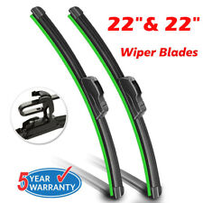 22 22 Front Windshield Wiper Blades J-hook Bracketless Oem Quality Jointles